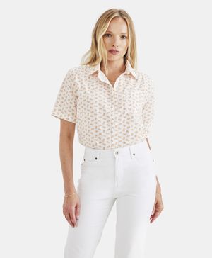 Short Sleeve Button-Up Regular Fit Shirt