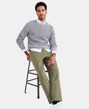 California Khaki Pull-On Straight Tapered Fit Pants