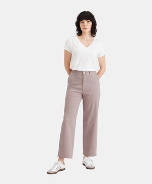 Pantalón Mujer Weekend Chino High Straight Fit