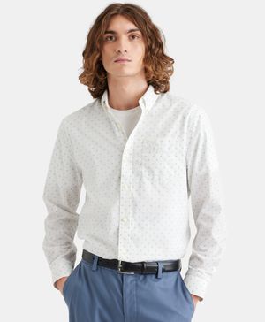 Camisa Signature Classic Fit con Stain Defender®