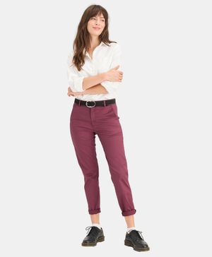 Pantalón Mujer Weekend Chino Mid-Rise Slim Fit